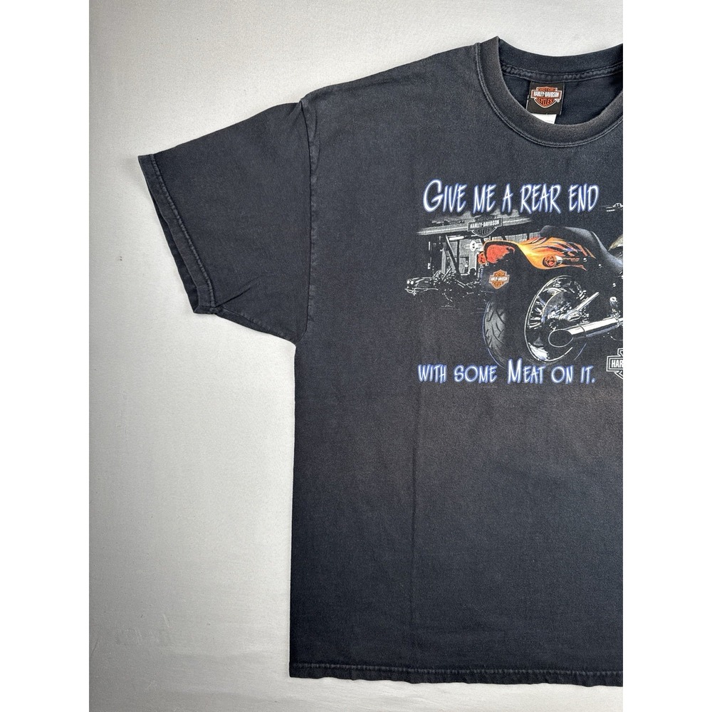Vintage 1998 Harley Davidson Shirt USA Made Al Muth Wisconsin Back Hit XL - Picture 6 of 16
